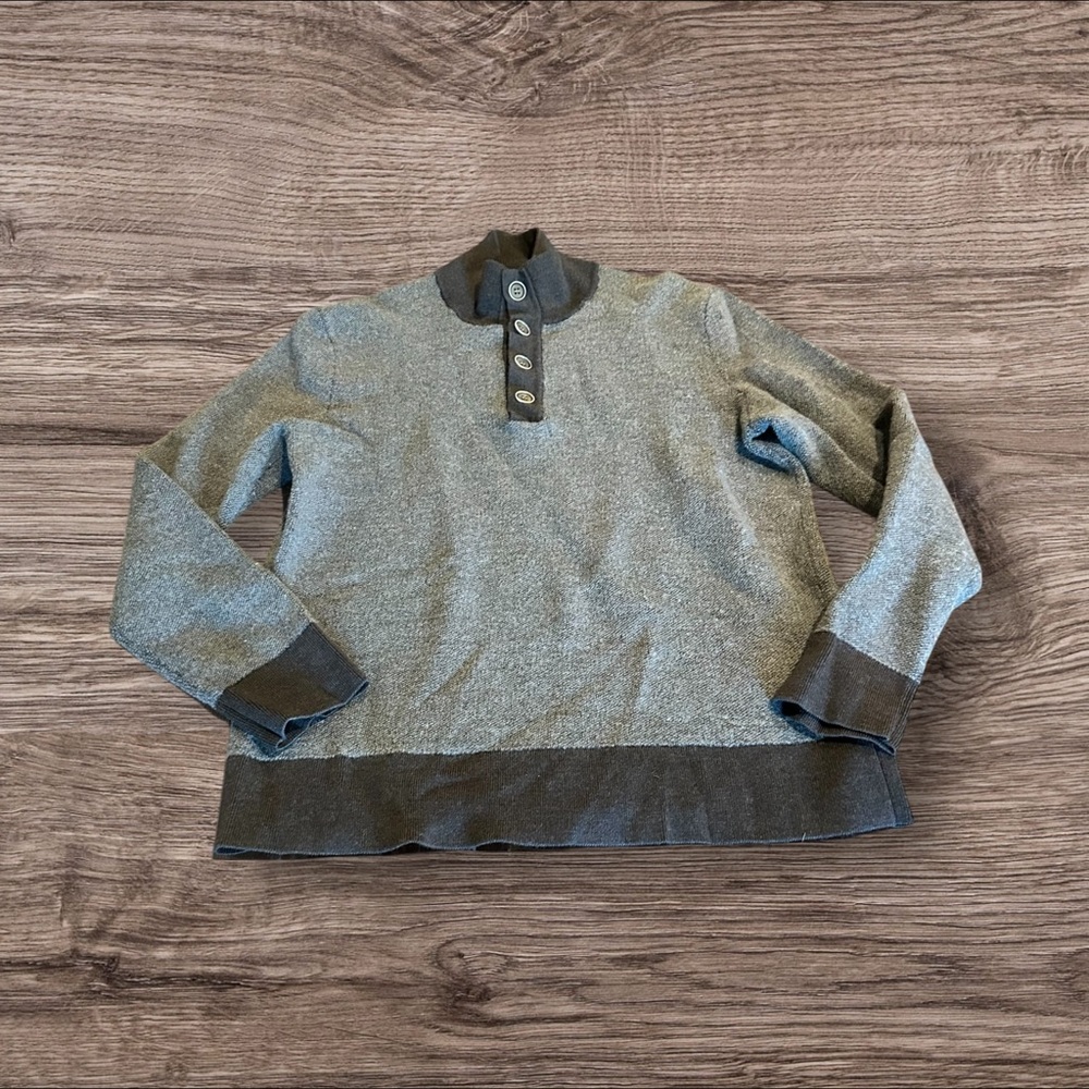 Untuckit Men’s Large Pullover 100% Extra Fine Merino Wool Sweater Size Large